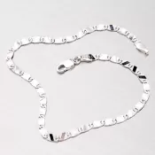 Úchvatný náramok z bieleho zlata 44-1278