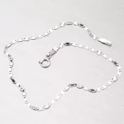 Náramok z bieleho zlata 44-1388