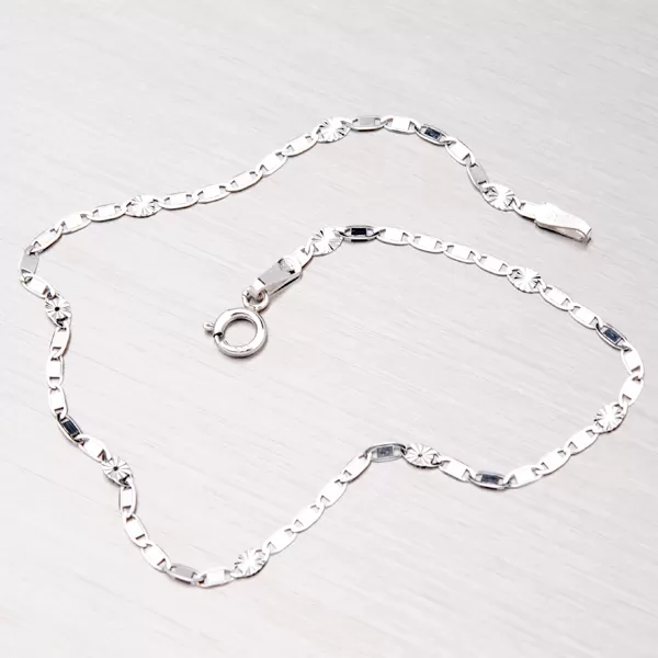 Náramok z bieleho zlata 44-1388