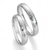 Snubné prstene z ocele s diamantom SP-22090