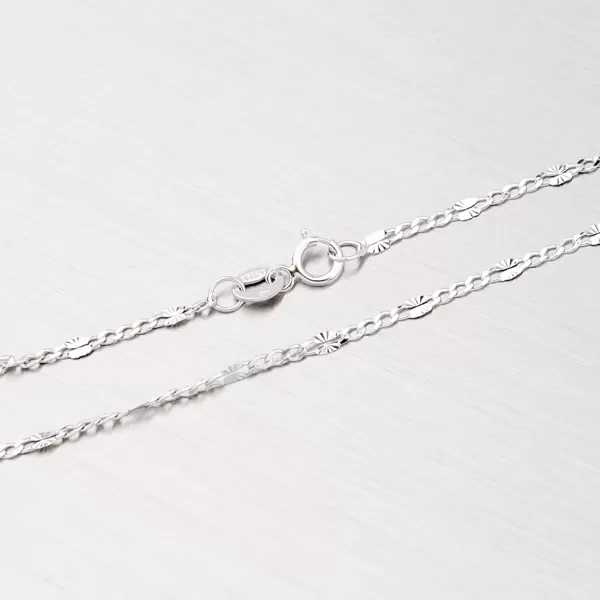 Jemný náramok z bieleho zlata 44-1261