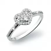 Romantický prsteň s diamantmi GKW54681