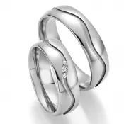 Titánové snubné prstene s briliantmi SP-20090