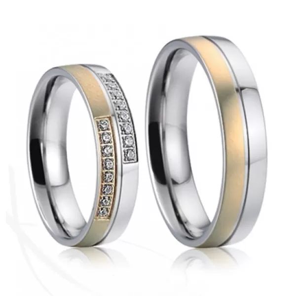 Oceľové snubné prstene SP-7022