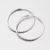Strieborné náušnice - kruhy 43 mm M8019ND150