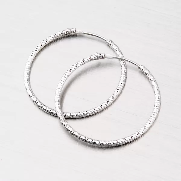 Strieborné náušnice - kruhy 43 mm M8019ND150