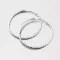 Strieborné náušnice - kruhy 43 mm M8019ND150