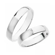 Svadobné obrúčky striebro 925 zirkón 0,025 ct SP-244-Ag