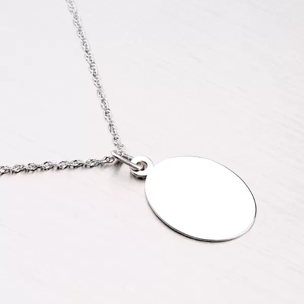 Oválna doštička zo striebra MPN5890A