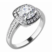 Zásnubný prsteň so zirkónmi ZP-10766