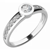 Zásnubný prsteň s diamantmi ZP-10746D