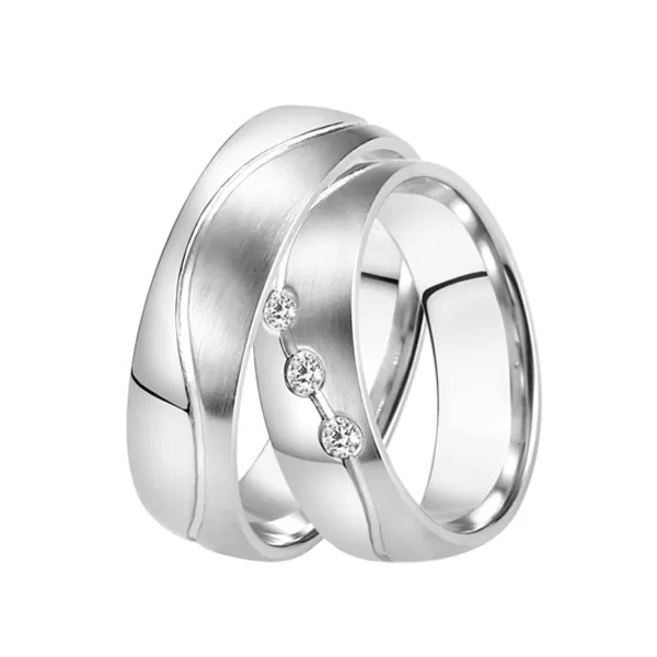 Oceľové snubné prstene ST-88080