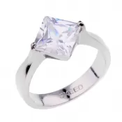 Prsteň z chirurgickej ocele so zirkónom 232708