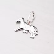 Prívesok z bieleho zlata - kôň 327-1097