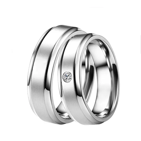 Oceľové snubné prstene ST-88004