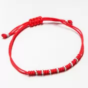 Strieborný povrázkový náramok BST-14546