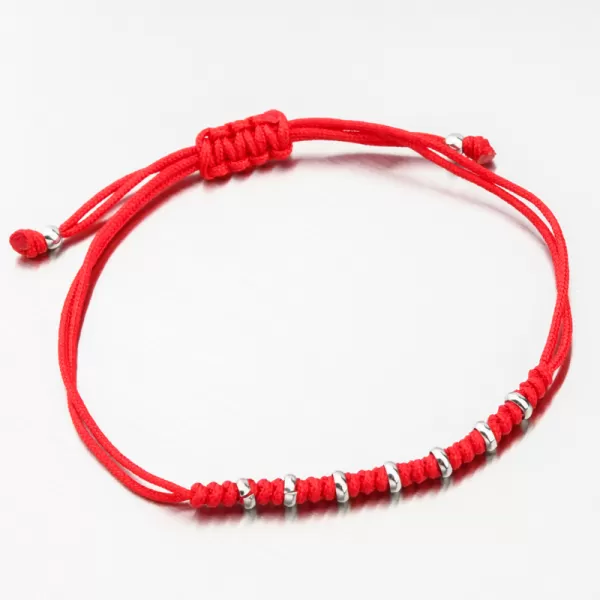 Strieborný povrázkový náramok BST-14546