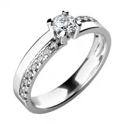 Zásnubný prsteň s diamantmi ZP-10760D