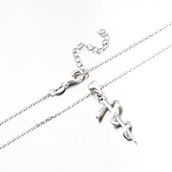 Strieborný náhrdelník s hadom SST-151152