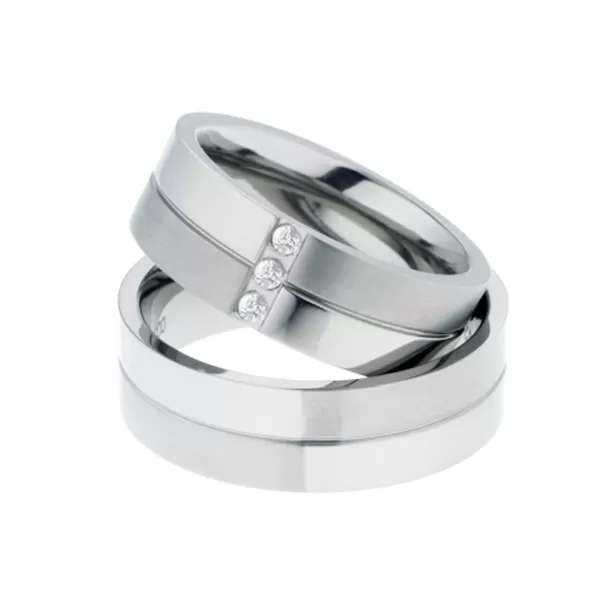 Titánové snubné prstene TR-88002