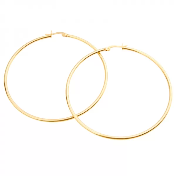 Väčšie kruhy - pozlátené 60 mm 233137