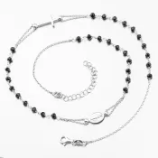 Strieborný náhrdelník s krížikom N1300588-1132-SLX