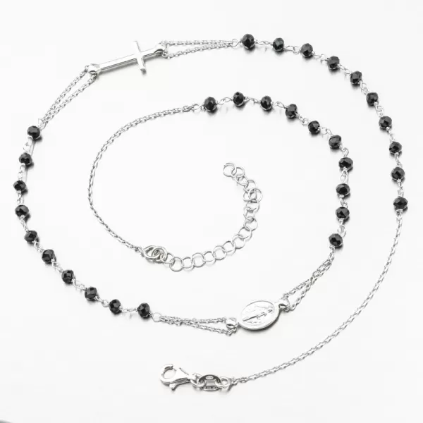 Strieborný náhrdelník s krížikom N1300588-1132-SLX