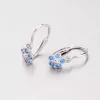 Detské náušnice s modrými zirkónmi 52DN-2744BM