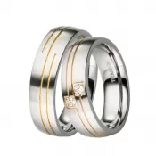 Titánové snubné prstene TR-88026