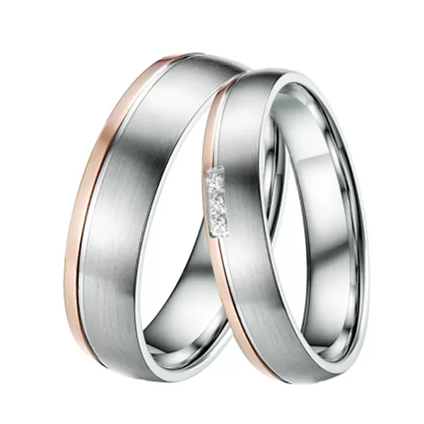 Oceľové snubné prstene ST-88048