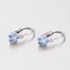 Detské náušnice s modrými zirkónmi 52DN-2744BM