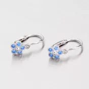 Detské náušnice s modrými zirkónmi 52DN-2744BM