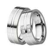 Oceľové snubné prstene ST-88042