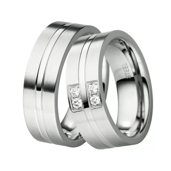 Oceľové snubné prstene ST-88042