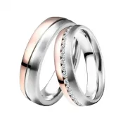 Oceľové snubné prstene ST-88078