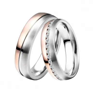 Oceľové snubné prstene ST-88078