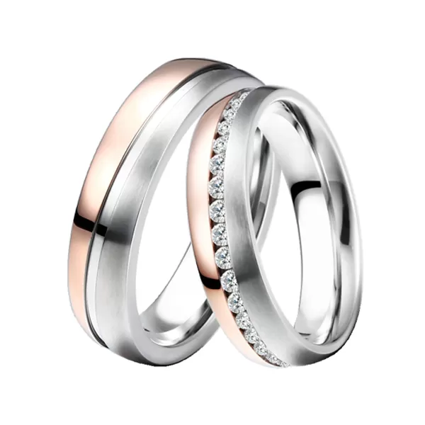 Oceľové snubné prstene ST-88078