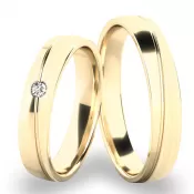 Snubné prstene zo žltého zlata SP-280