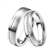 Oceľové snubné prstene ST-88077