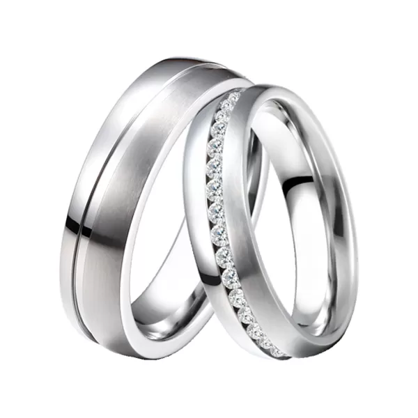 Oceľové snubné prstene ST-88077