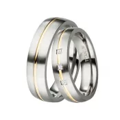 Titánové snubné prstene TR-88020