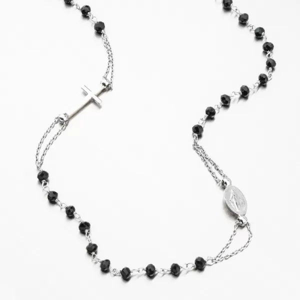 Strieborný náhrdelník s krížikom N1300588-1132-SLX