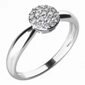 Zásnubný prsteň s diamantmi ZP-10767D