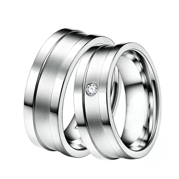 Oceľové snubné prstene ST-88040