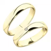 Snubné prstene zo žltého zlata SP-282