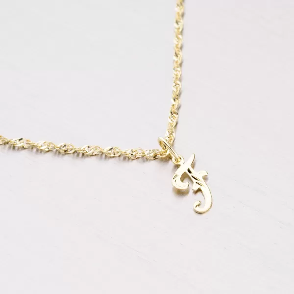 Zlatý prívesok - písmenko F 2-4002-F