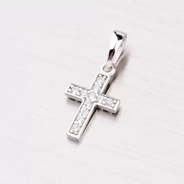 Krížik so zirkónmi 227-0049