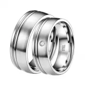 Oceľové snubné prstene ST-88061