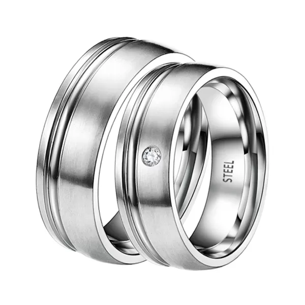 Oceľové snubné prstene ST-88061