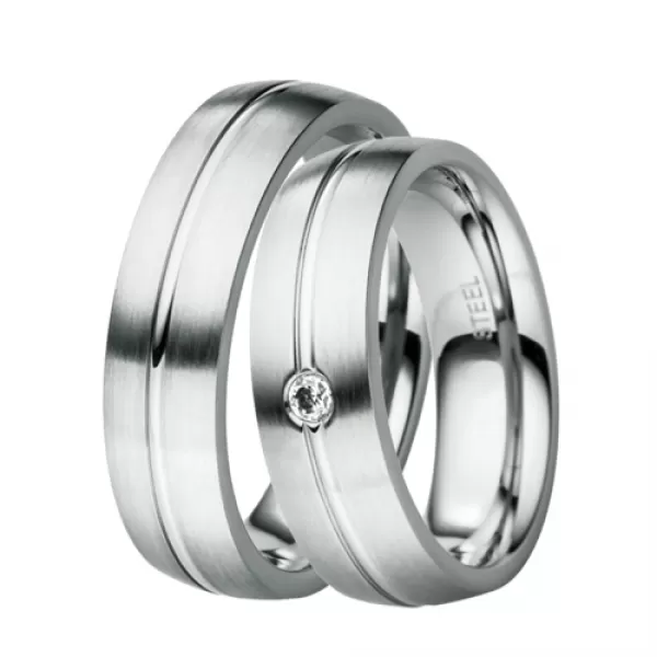 Oceľové snubné prstene ST-88012